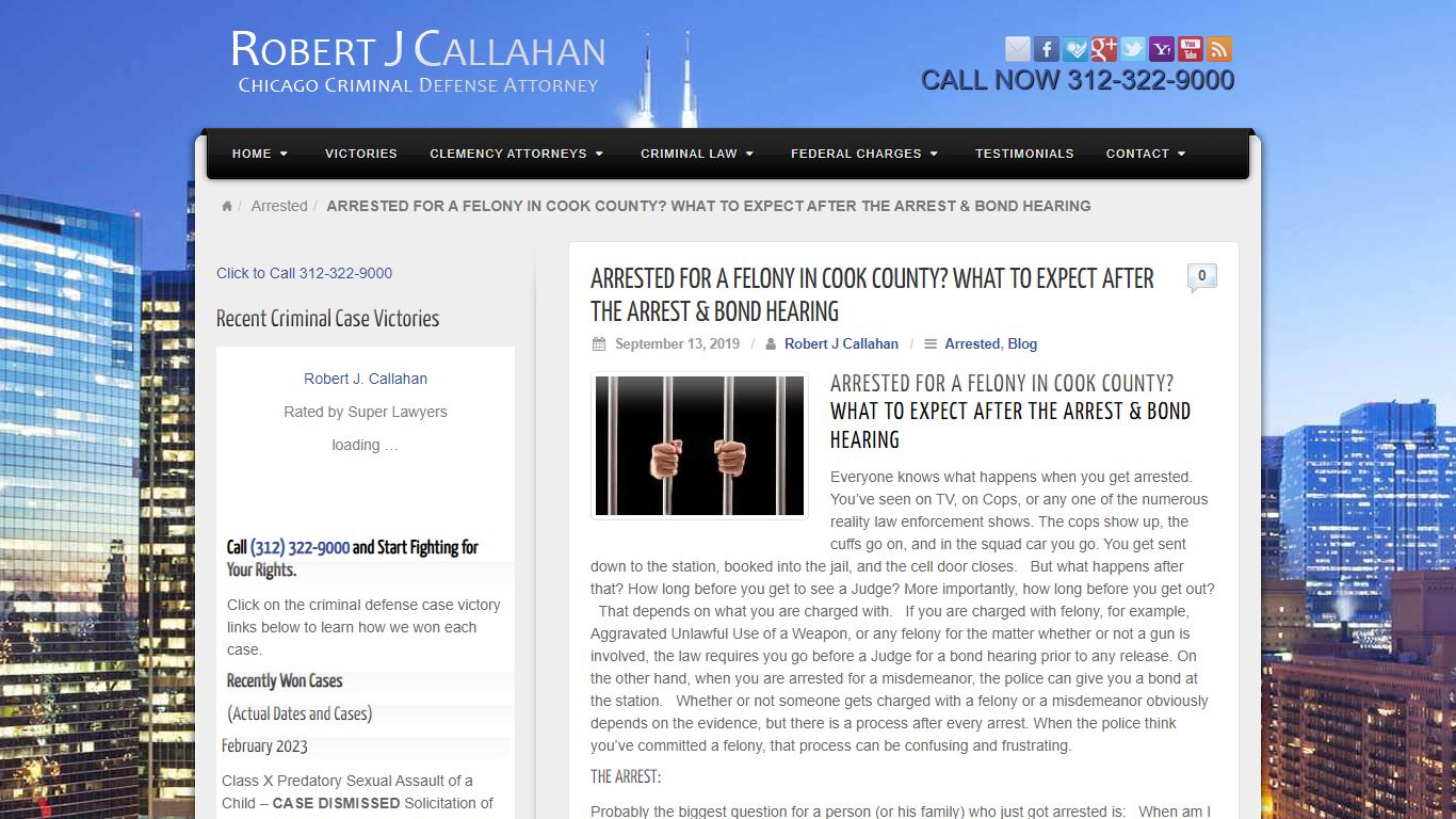 ARRESTED FOR A FELONY IN COOK COUNTY? WHAT TO EXPECT AFTER THE ARREST ...